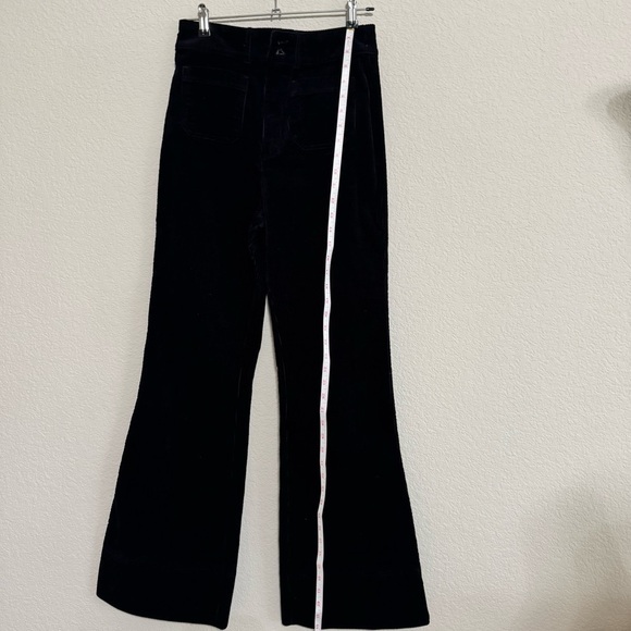 Faherty Women’s Phoebe Corduroy Wide Leg Pants Black 27 waist patch pocket - Picture 7 of 16